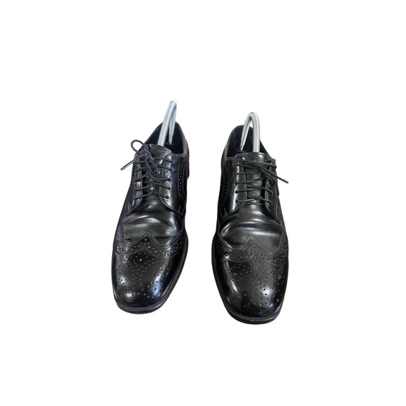 Nunn Bush Black Leather Wingtip Brogue Dress Shoes Men Lace Up Oxford Style 10 M main image 7